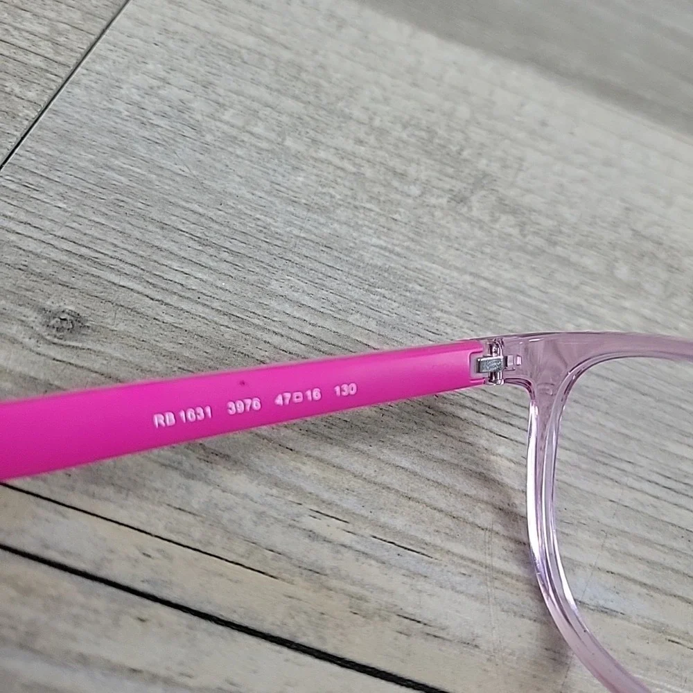 Ray-Ban‎ Junior RB 1631 3976 Eyeglasses Frames Only 47-16 130mm Transparent Pink